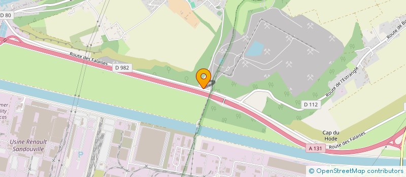 localisation de l'entreprise V2R  SANDOUVILLE