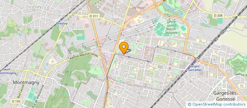 localisation de l'entreprise V2S à SARCELLES