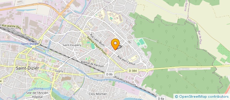 localisation de l'entreprise V2S INCENDIE à SAINT-DIZIER