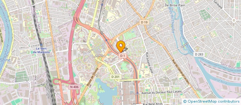 localisation de l'entreprise V2SPEED (V2) à CRETEIL