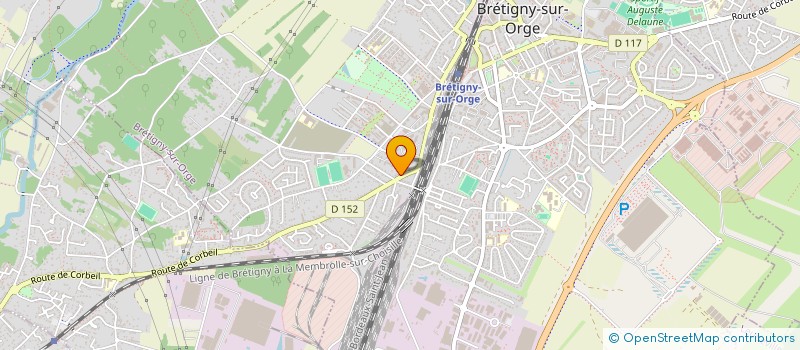 localisation de l'entreprise V2TRANS à BRETIGNY-SUR-ORGE