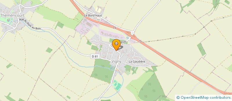 localisation de l'entreprise V2V  VIGNY