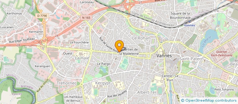localisation de l'entreprise V2W à VANNES