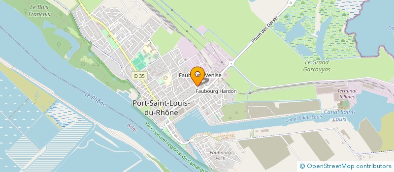 localisation de l'entreprise V3 INVEST à PORT-SAINT-LOUIS-DU-RHONE