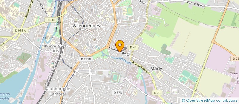 localisation de l'entreprise V3A CONCEPT  VALENCIENNES