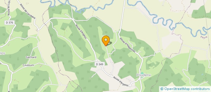 localisation de l'entreprise V3A CONSULTANT FORMATEUR  POUDENX