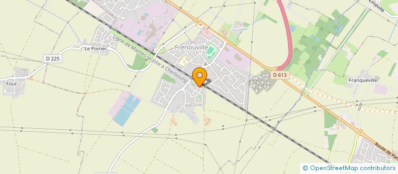 localisation de l'entreprise V3CG GESTION  FRENOUVILLE