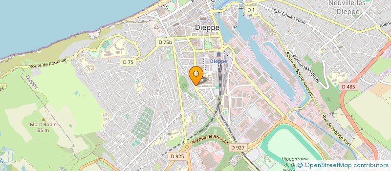 localisation de l'entreprise V3D à DIEPPE