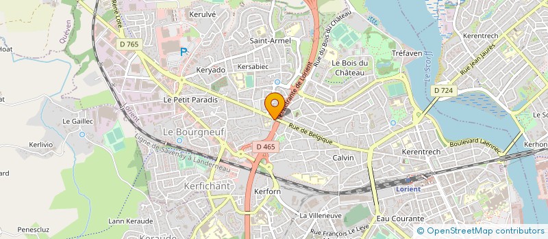 localisation de l'entreprise V3D IMMO  LORIENT