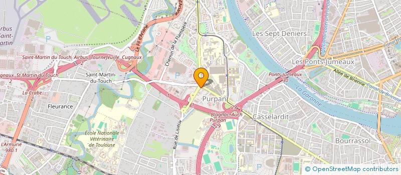 localisation de l'entreprise V3J à TOULOUSE