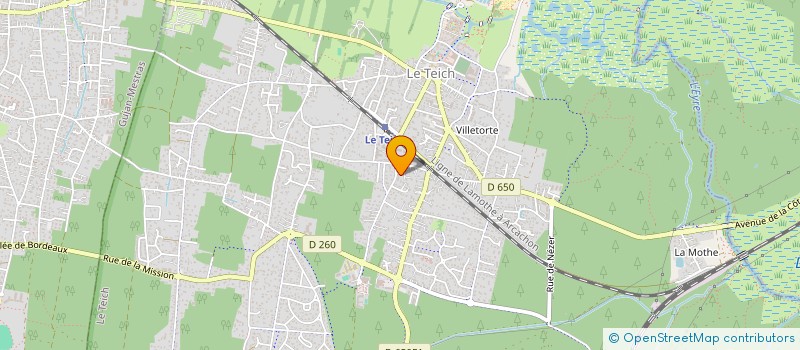 localisation de l'entreprise V3M  LE TEICH