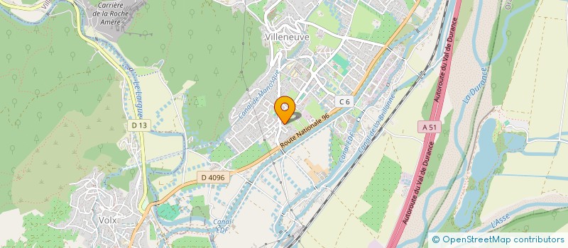 localisation de l'entreprise V3P  VILLENEUVE