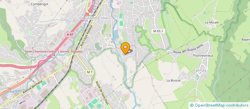 localisation de l'entreprise V3S  SAINT-PAUL-EN-JAREZ