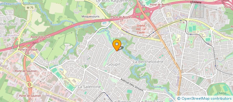 localisation de l'entreprise V4 à ORVAULT