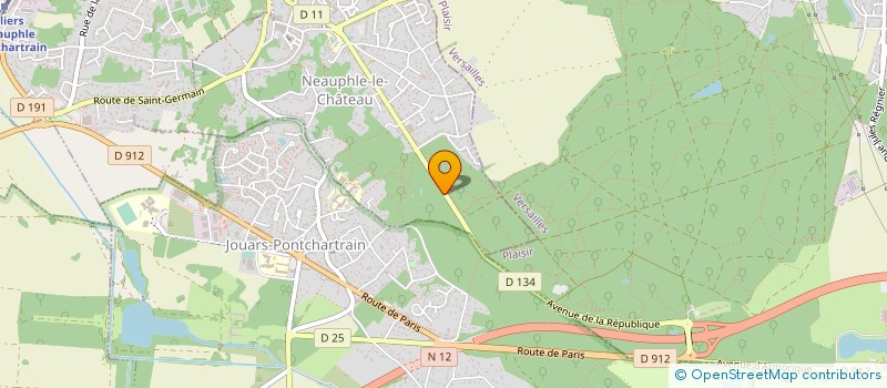 localisation de l'entreprise V5  NEAUPHLE-LE-CHATEAU