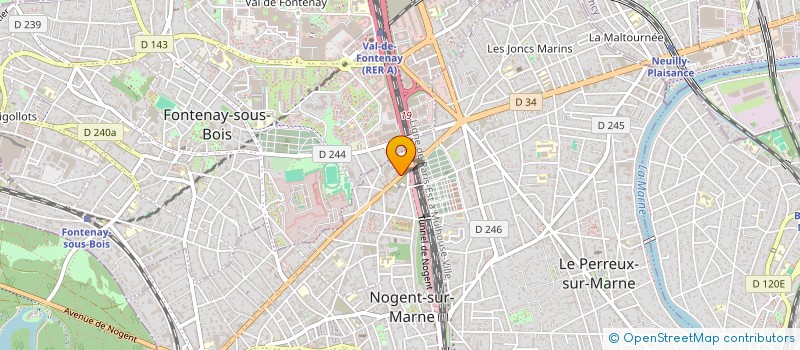 localisation de l'entreprise V6RTECH  NOGENT-SUR-MARNE