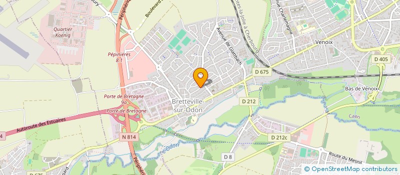 localisation de l'entreprise V7  BRETTEVILLE-SUR-ODON