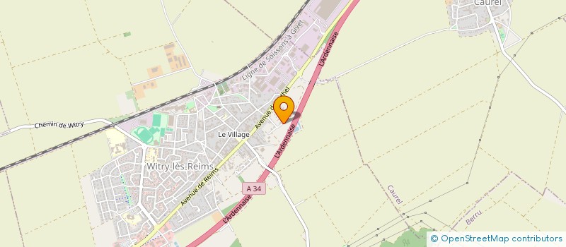 localisation de l'entreprise V8 IMMO  WITRY-LES-REIMS