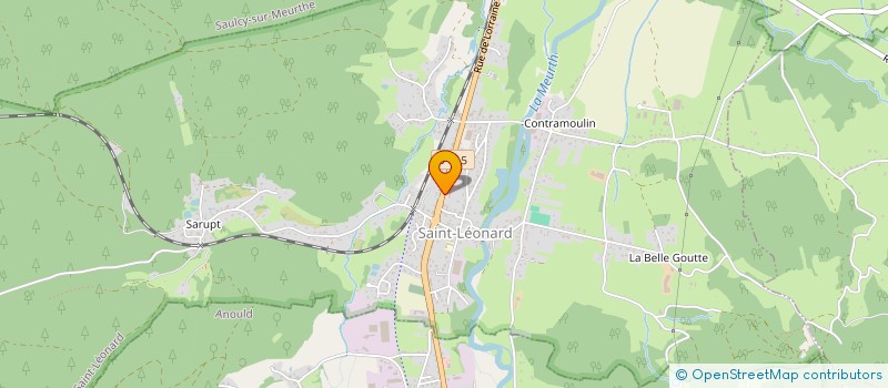 localisation de l'entreprise V8 MOTORS à SAINT-LEONARD