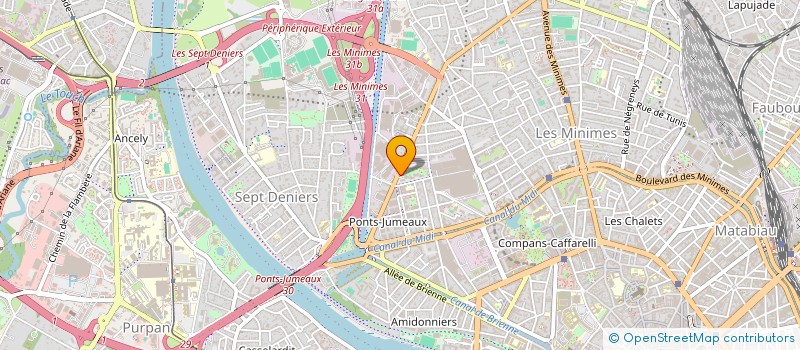 localisation de l'entreprise V8F à TOULOUSE