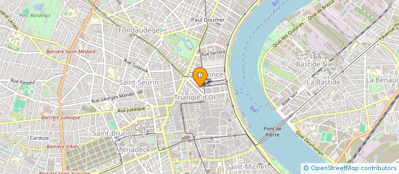 localisation de l'entreprise V8TE à BORDEAUX
