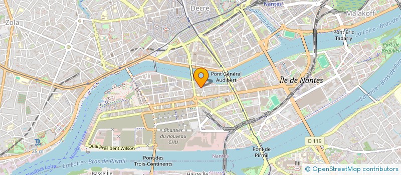 localisation de l'entreprise VA à NANTES