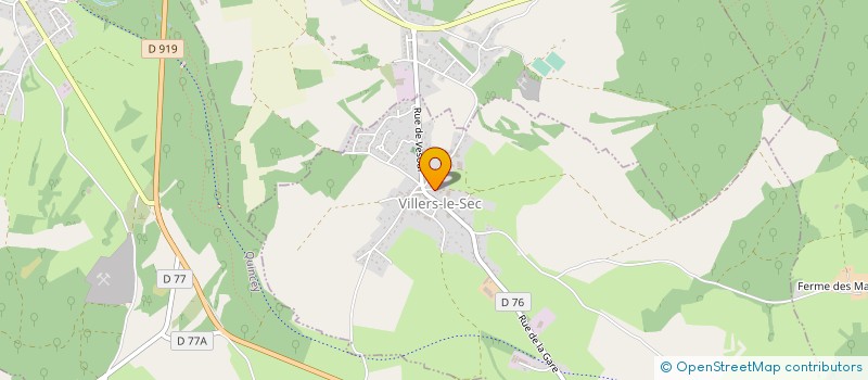 localisation de l'entreprise VA à VILLERS-LE-SEC