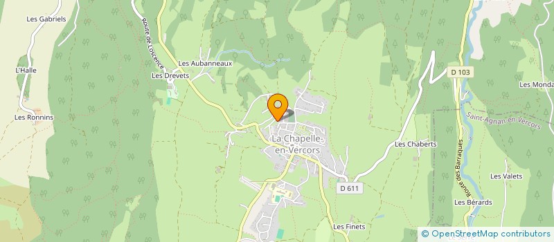 localisation de l'entreprise VA à LA CHAPELLE-EN-VERCORS