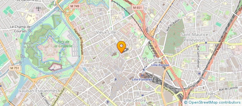 localisation de l'entreprise VA BENE à LILLE
