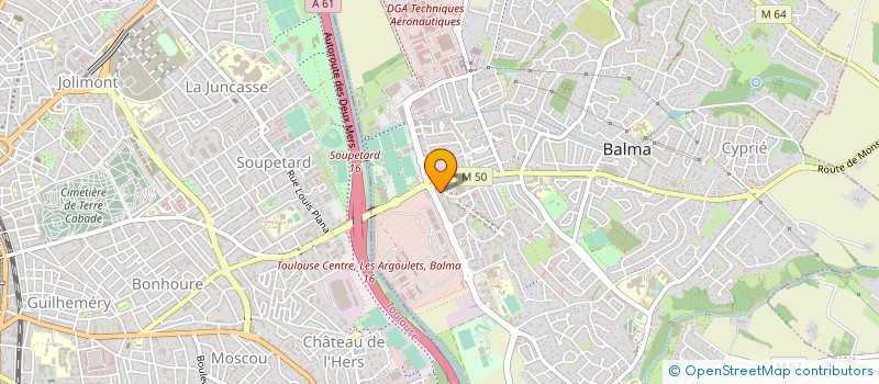 localisation de l'entreprise VA BENE  BALMA