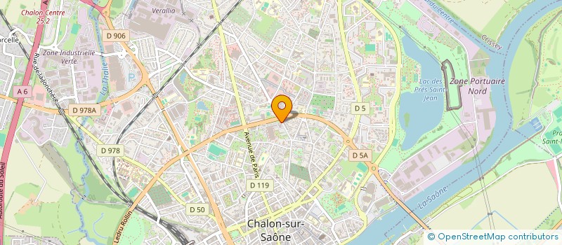 localisation de l'entreprise VA CHALON  CHALON-SUR-SAONE