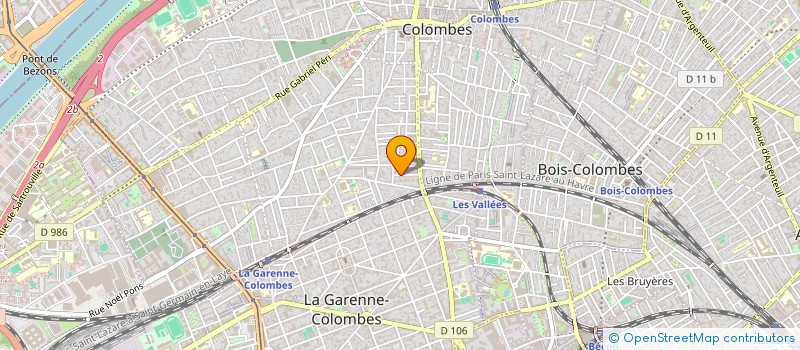 localisation de l'entreprise VA COMMUNICATION  COLOMBES