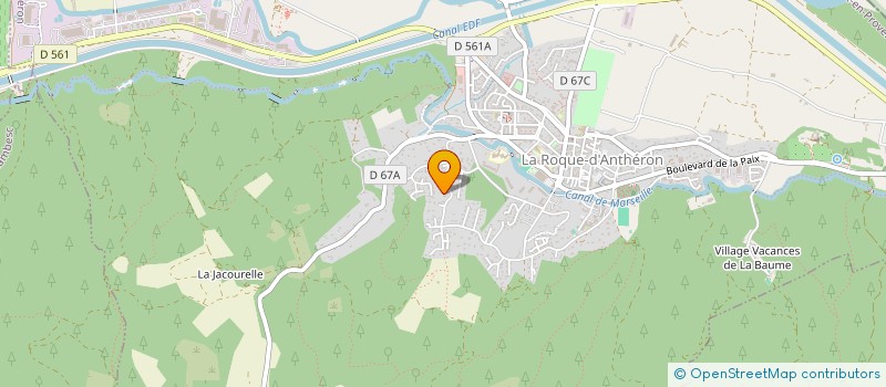 localisation de l'entreprise VA CONSTRUCTIONS  LA ROQUE D'ANTHERON