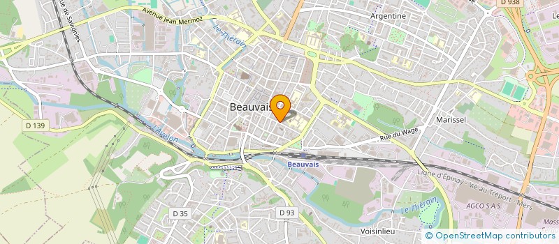 localisation de l'entreprise VA DECORATION à BEAUVAIS