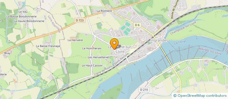 localisation de l'entreprise VA DEVELOPPEMENT  INGRANDES-LE-FRESNE-SUR-LOIRE