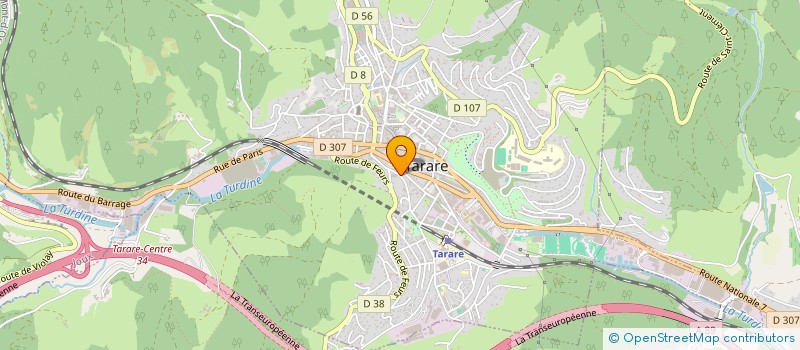 localisation de l'entreprise VA DEVELOPPEMENT  TARARE