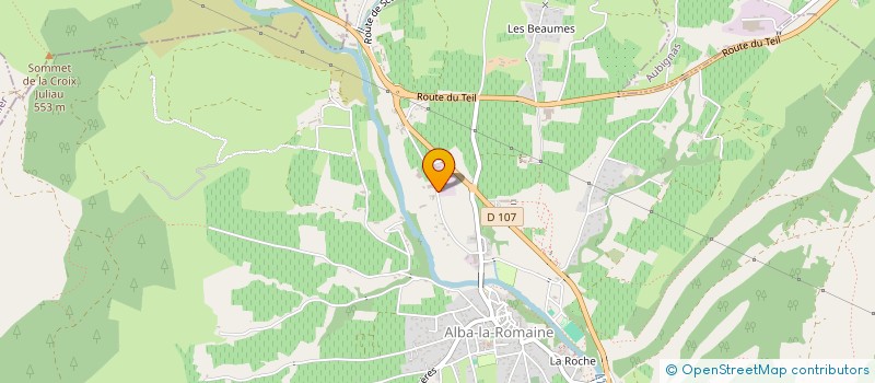 localisation de l'entreprise VA ET VIN à ALBA-LA-ROMAINE