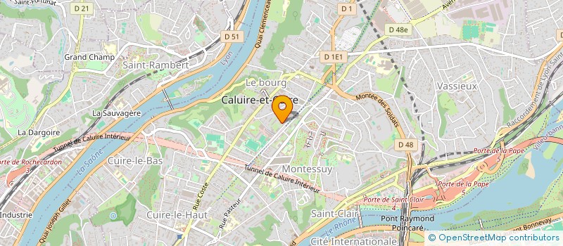 localisation de l'entreprise VA LOC  CALUIRE-ET-CUIRE