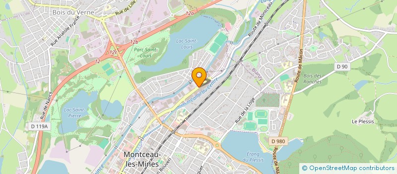 localisation de l'entreprise VA LOISIRS  MONTCEAU-LES-MINES