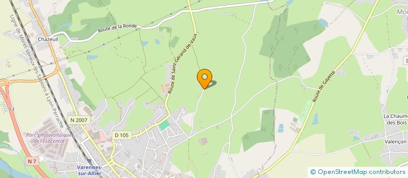 localisation de l'entreprise VA-RUNNING SUR ALLIER  VARENNES-SUR-ALLIER