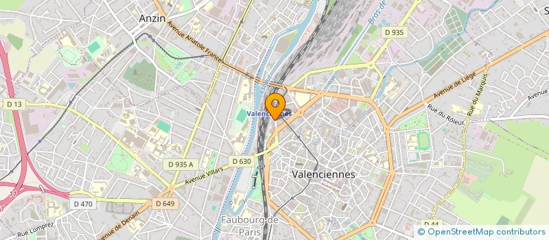 localisation de l'entreprise VA STORE  VALENCIENNES