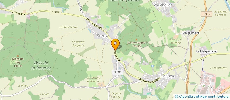 localisation de l'entreprise VA2F  SERMAIZE