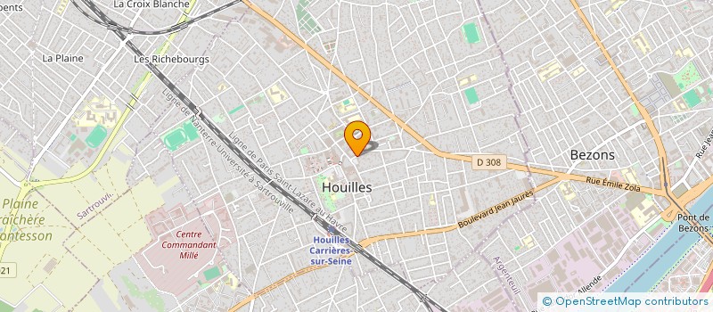 localisation de l'entreprise VA2G à HOUILLES