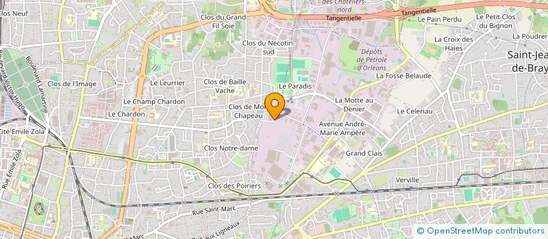 localisation de l'entreprise VA2S à SAINT-JEAN-LE-BLANC