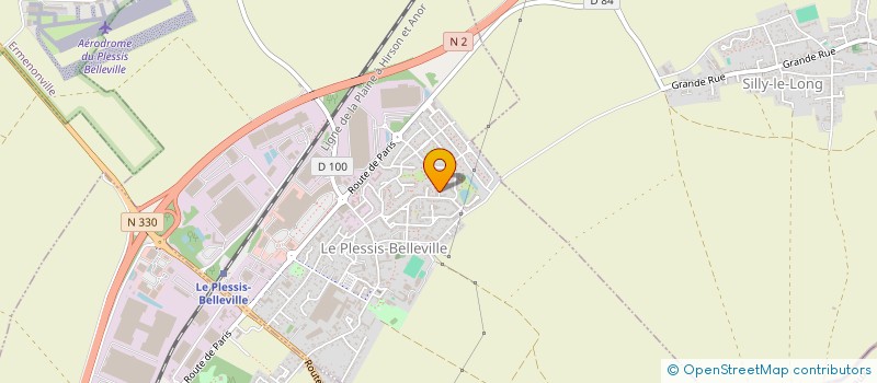 localisation de l'entreprise VA3C  LE PLESSIS-BELLEVILLE