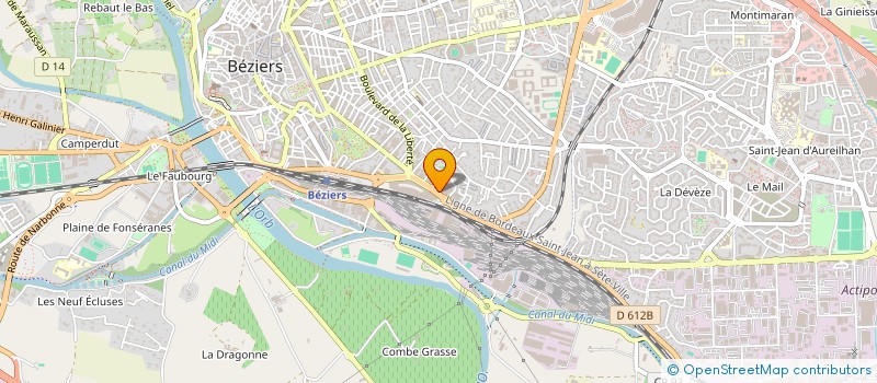 localisation de l'entreprise VAA AVOCATS à BEZIERS