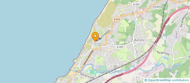 localisation de l'entreprise VAAG  BIDART