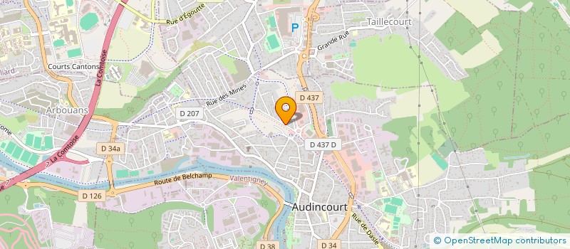 localisation de l'entreprise VAALIMMO  AUDINCOURT