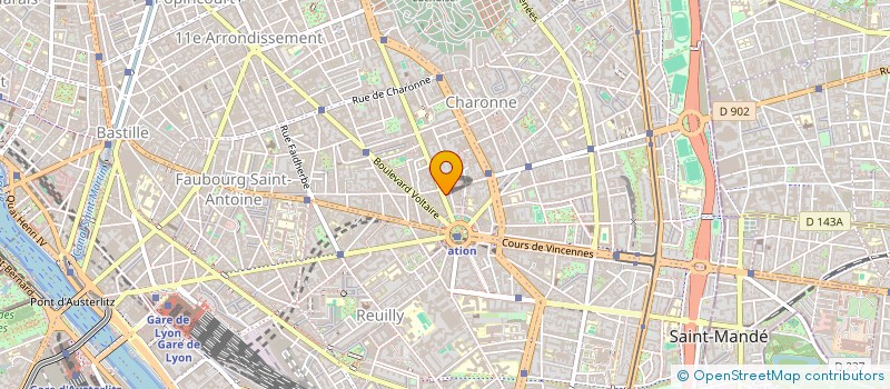 localisation de l'entreprise VAB  PARIS