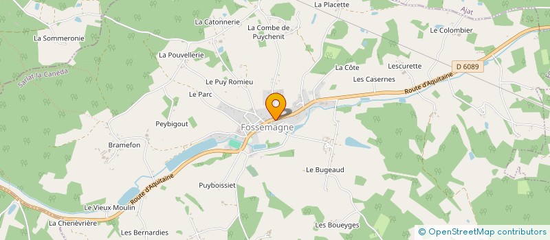 localisation de l'entreprise VAB  FOSSEMAGNE